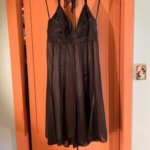 AGB black halter dress size 12